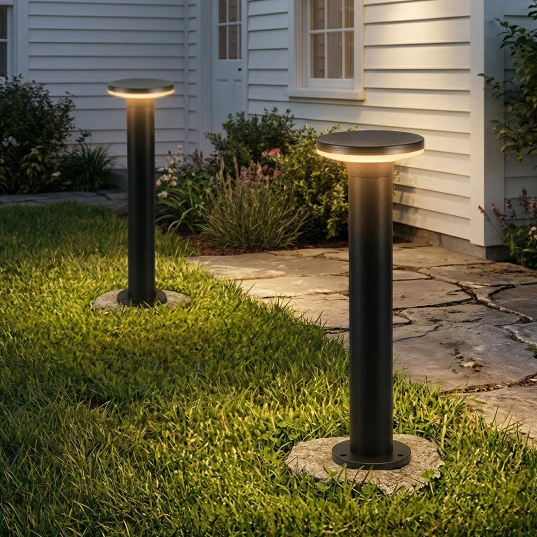 Enhance outdoor spaces with bollard pathway lights featuring long-lasting LED bulbs for night-time safety and aesthetic appeal.