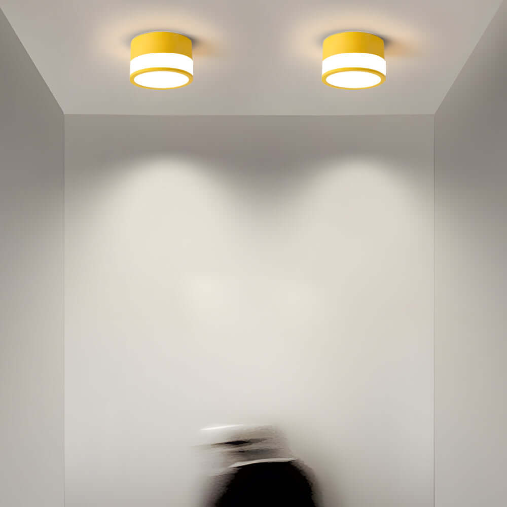 Ideal for modern décor, this Flush Mount Ceiling LED Light offers uniform lighting and a minimalist round shape that enhances living rooms, offices, and dining areas.