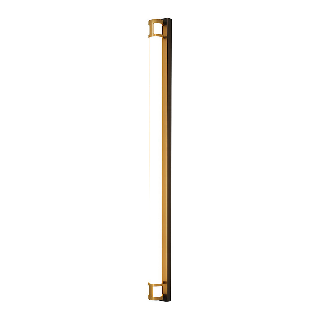 Modern luxury chandeliers style outdoor led wall sconce lighting in brushed brass finish