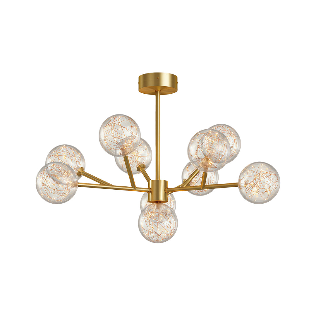 brushed-brass-textured-glass-globe-chandelier