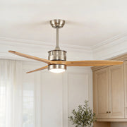 Contemporary Ceiling Fan with Light LED Remote Control Ceiling Fans