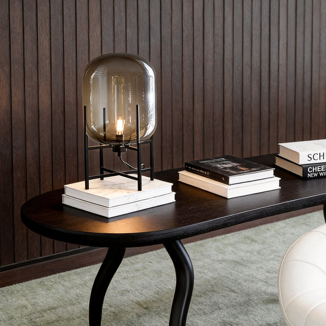 Bubble Glass Floor Lamp Industrial Hardware Rods Lamp