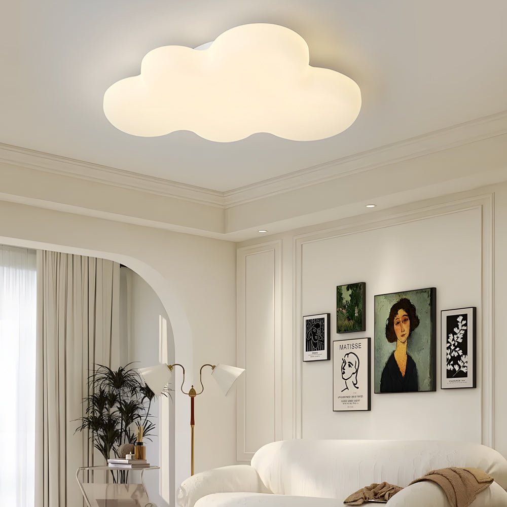 Ceiling cloud lights modern LED flush mount ceiling lights combine playful design with energy efficient lighting performance.