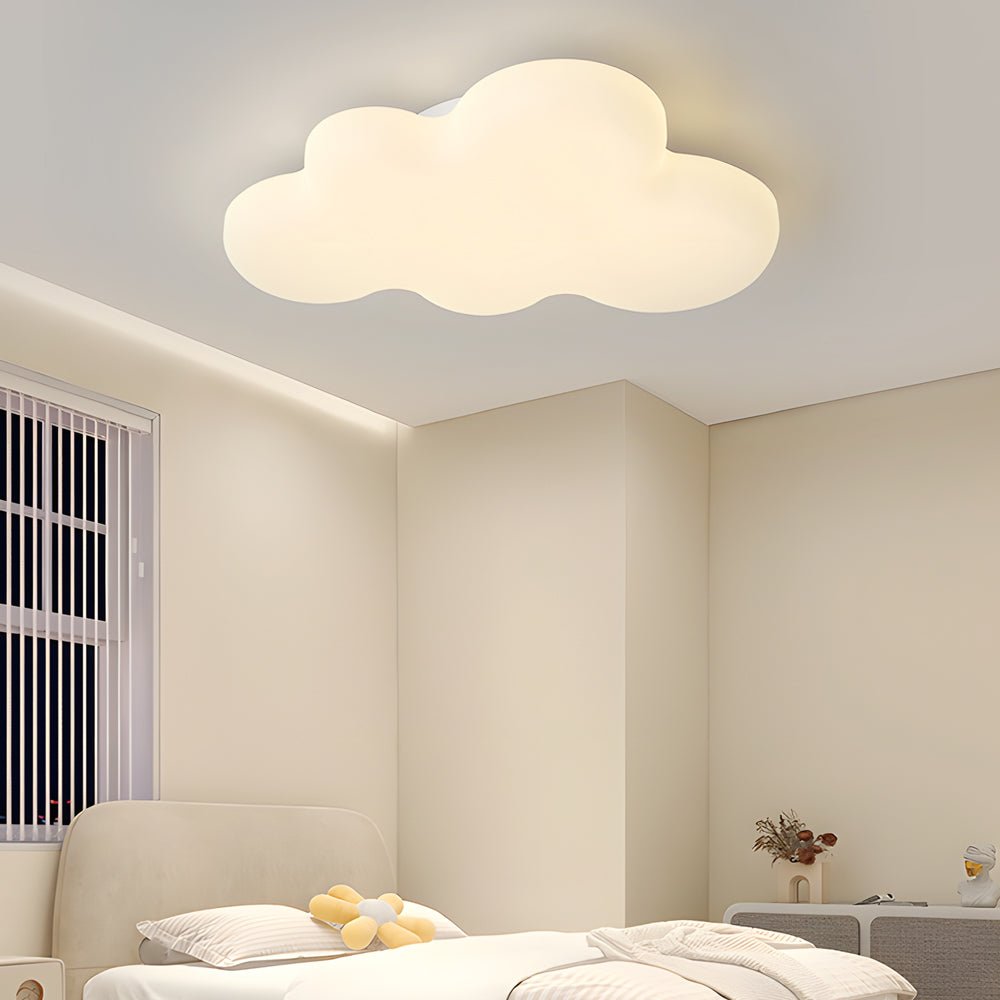 Ceiling cloud lights modern LED flush mount ceiling lights create a cozy atmosphere with gentle and even lighting.