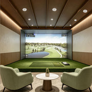 ceiling with spotlights illuminating a modern retail boutique with clean architectural lighting and bright ambience