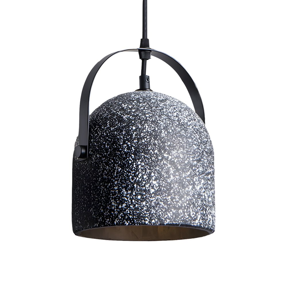 Cement Cylinder Pendant Light 1 - Light Concrete Hanging Light in Gray/White/Black