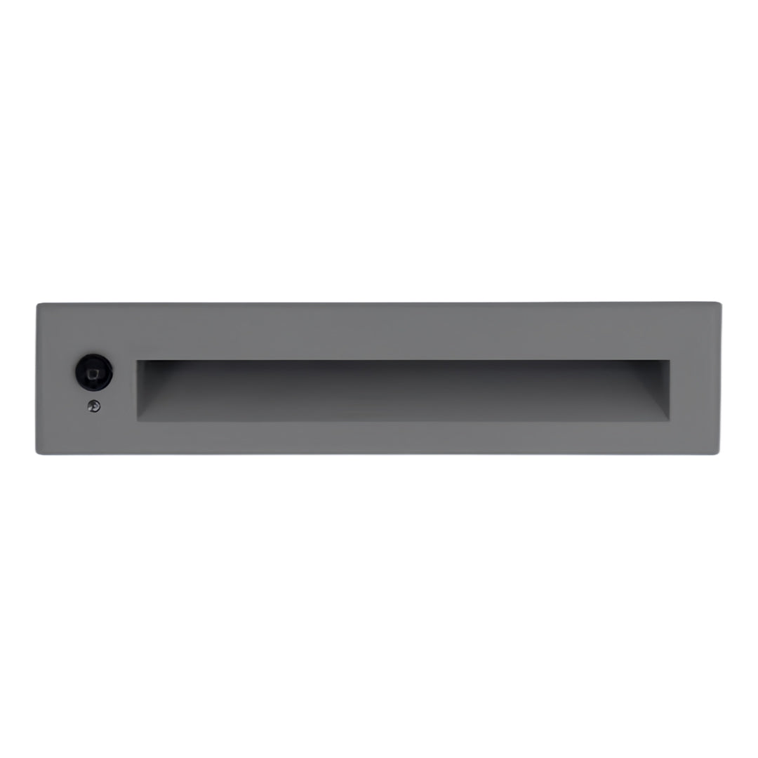 Charcoal deck lights for steps showing professional grade construction and sleek appearance