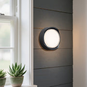 Outdoor Black Wall Lights Waterproof Minimalist Style