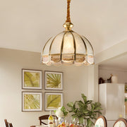 Classic Glass Flowers Elegant 3 Step Dimming European - Style Chandelier