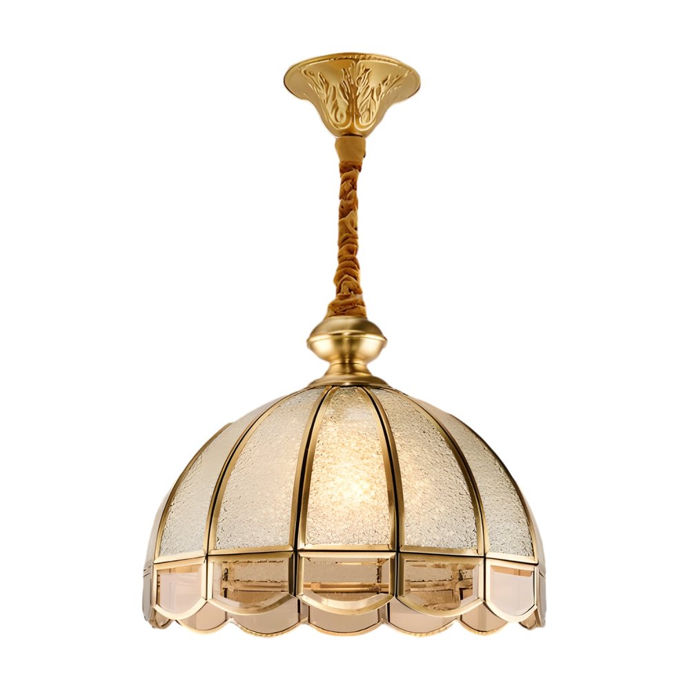 Classic Glass Flowers Elegant 3 Step Dimming European - Style Chandelier