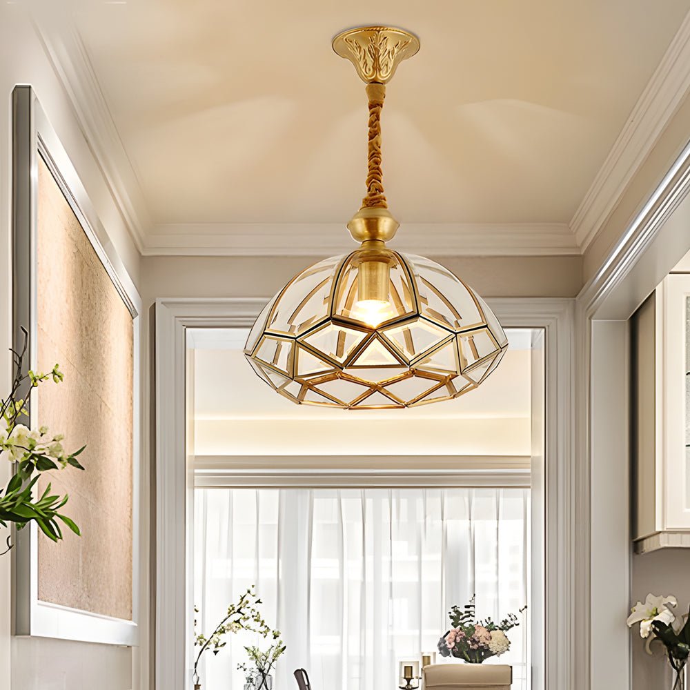 Classic Glass Flowers Elegant 3 Step Dimming European - Style Chandelier