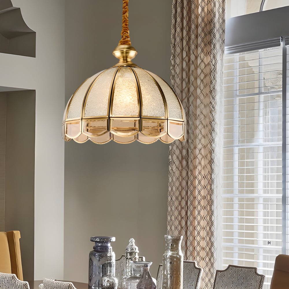 Classic Glass Flowers Elegant 3 Step Dimming European - Style Chandelier