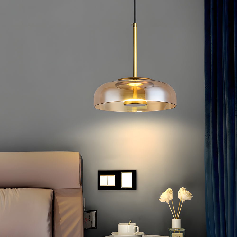 Classic Glass Pendant Lamp 1 - Light Nordic LED Hanging Lamp