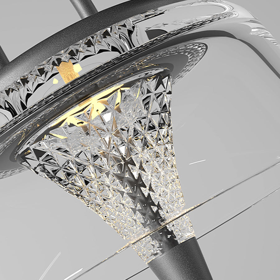 Clear pendant lights solar-powered LED handle hanging light fixtures provide energy-efficient, stylish illumination for indoor and outdoor spaces.