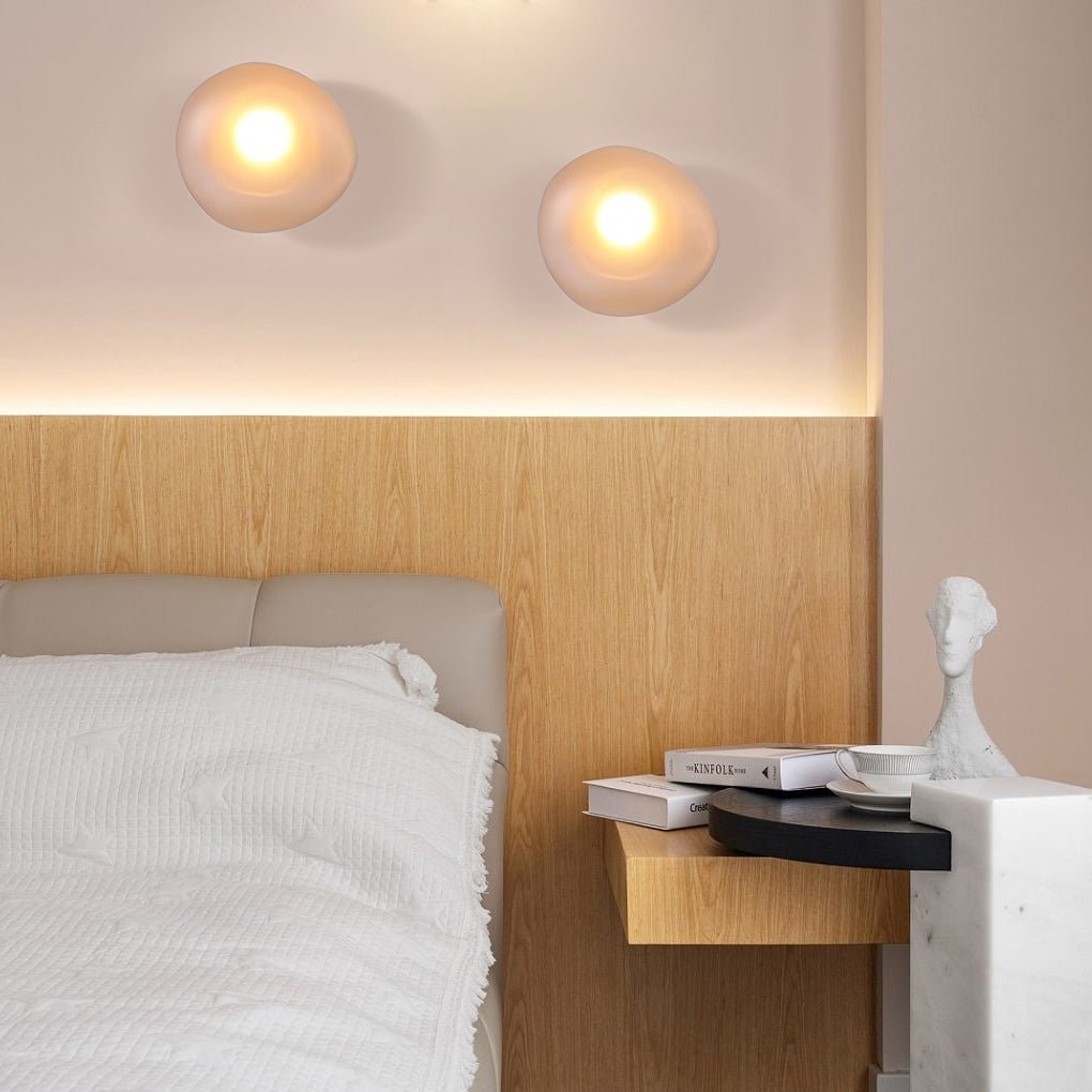 [Clearance Sale] Colorful Glass Pebbles LED Small Decor Modern Indoor Wall Sconces Lighting