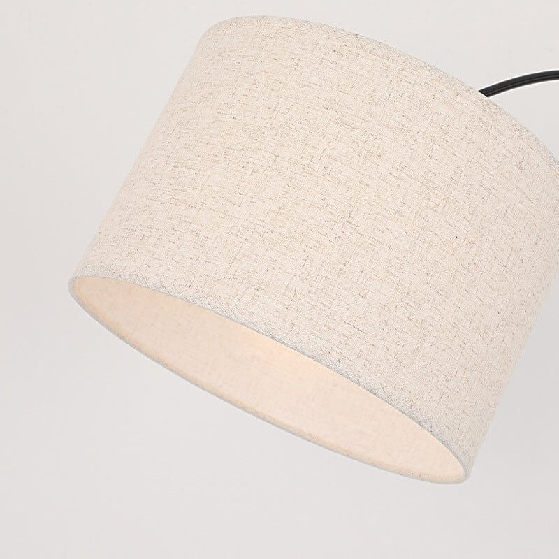 [Clearance Sale] Marble Base and Shaded Adjustable Arc Floor Lamp