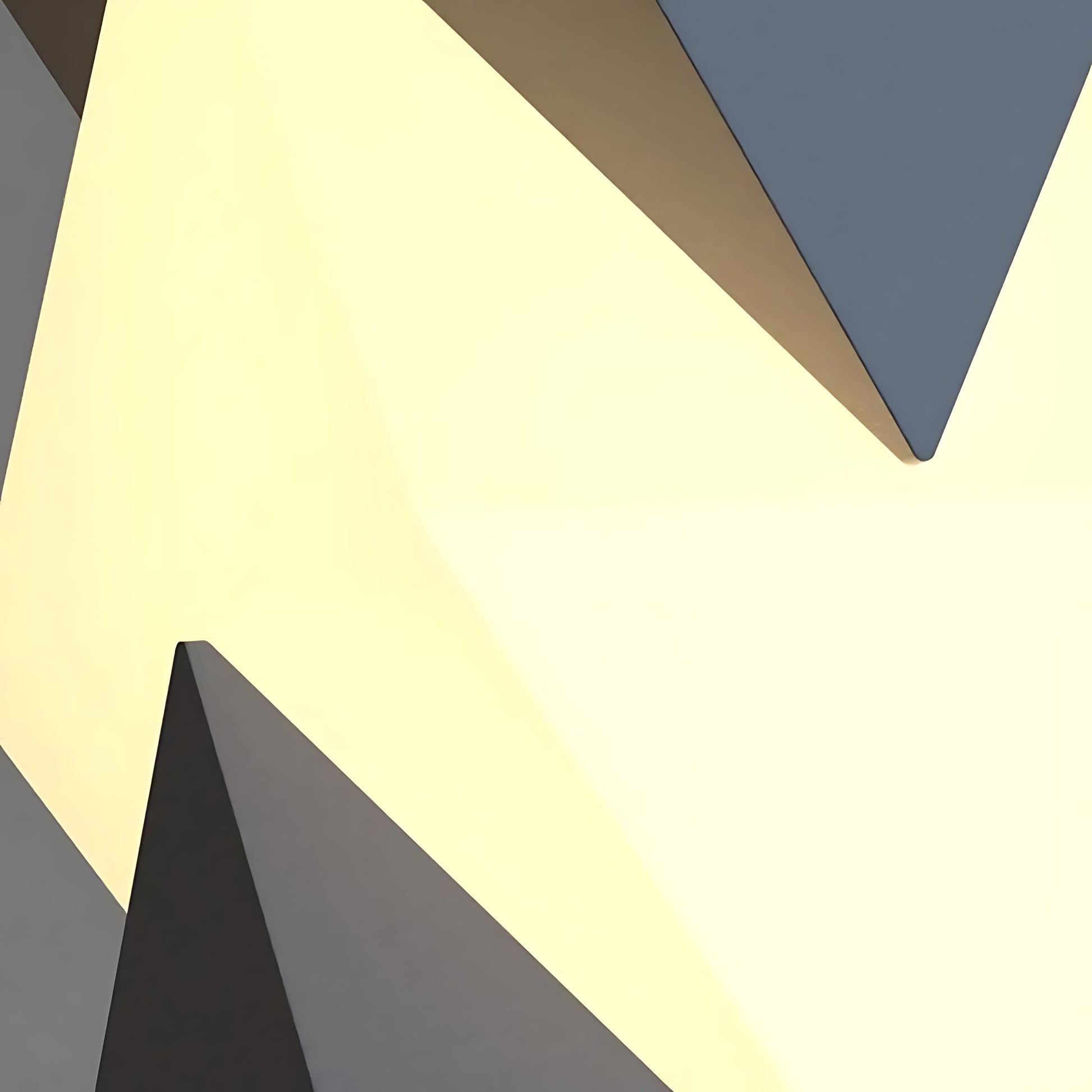 Close-up of illuminated light showcasing special shaped pillar light distribution pattern