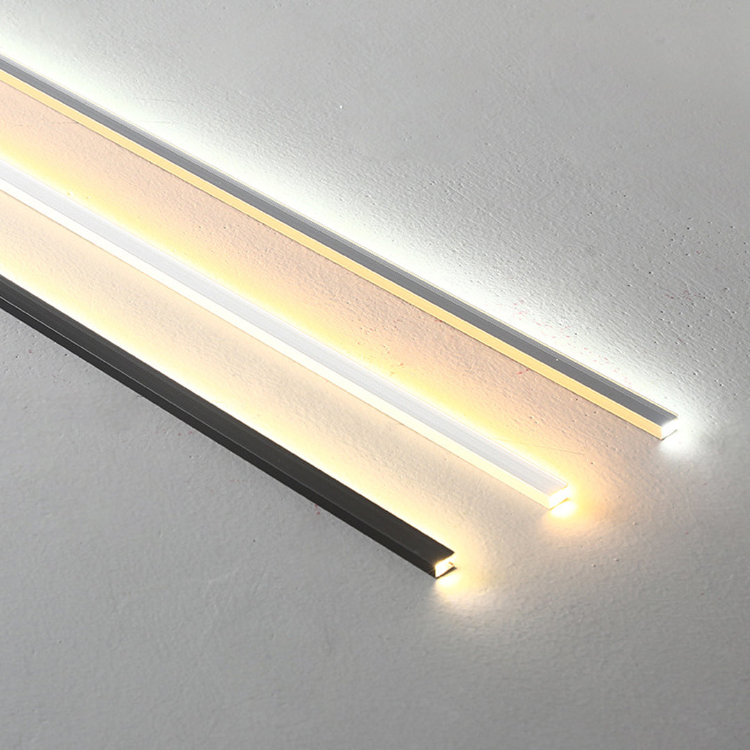 Close up of different color temperatures for high-quality led strip lights waterproof.