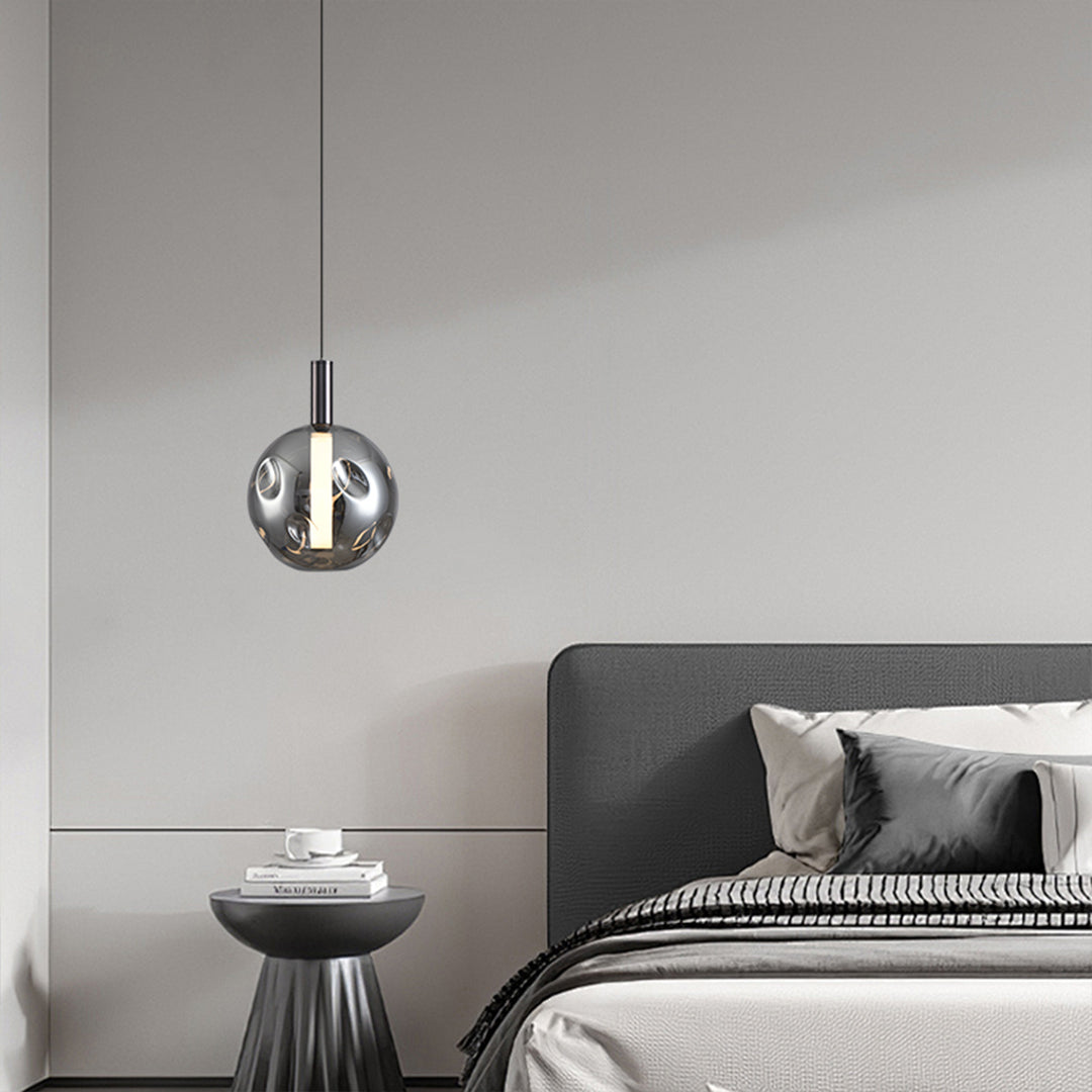 Commercial drum pendant lights enhancing modern office or retail environment design