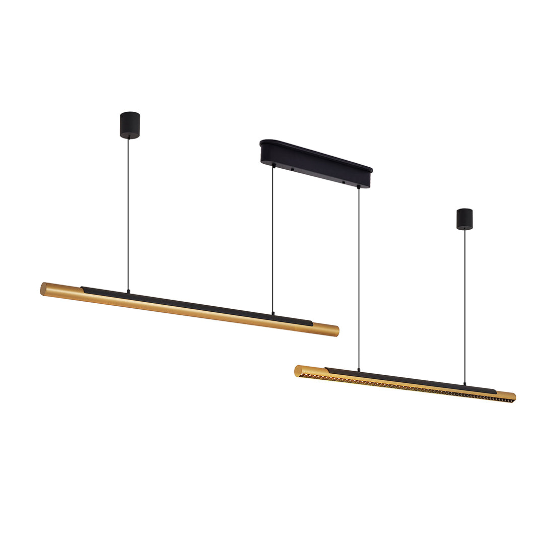 Choose a 2 light linear pendant minimalist dual-head ceiling light for functional, stylish, and evenly distributed lighting.