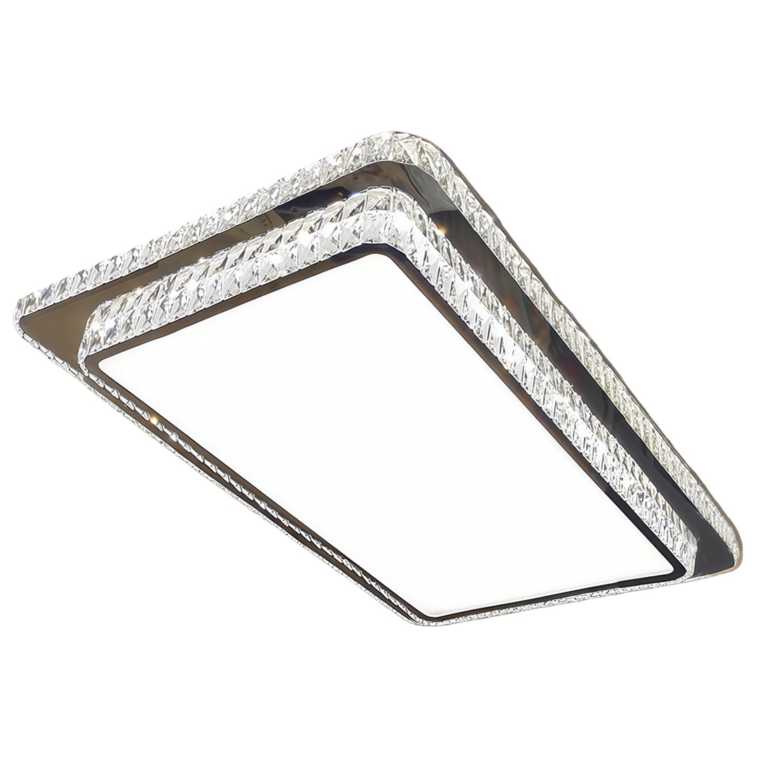 Transform your room with a flush mount crystal light fixture, offering a sparkling halo ring that combines beauty and functionality in modern lighting.