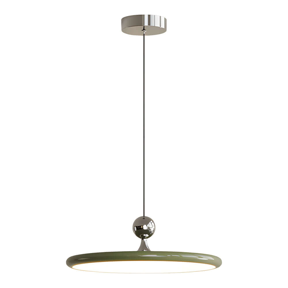 Create a modern focal point with the French Acrylic UFO Disc Ceiling Light, featuring a minimalist flying saucer design that elevates your dining room, office, or foyer lighting.