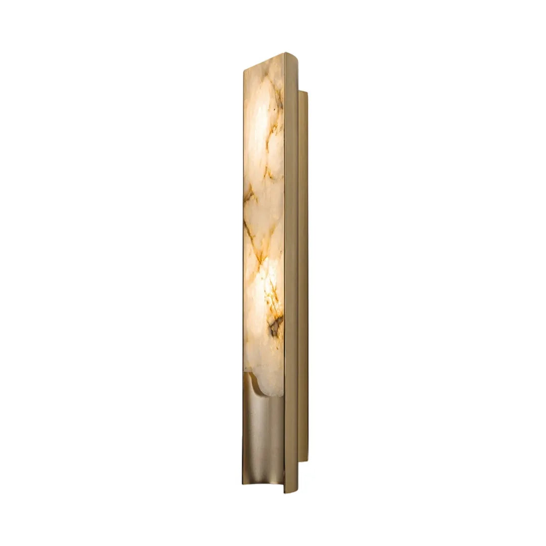 Contemporary indoor wall lights product image showing a tall vertical fixture with warm glow.