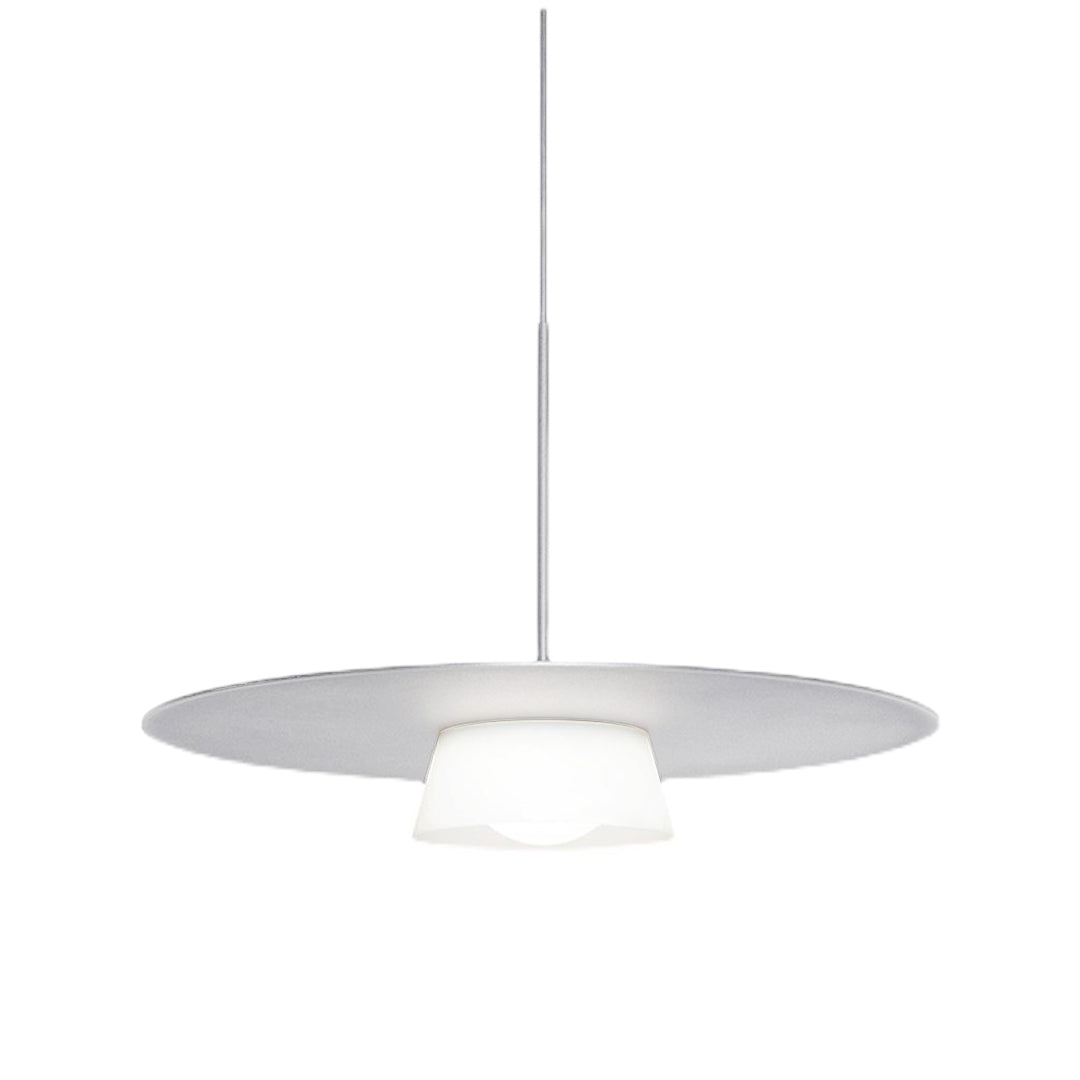 Contemporary island pendant light fixtures with white finish creating clean minimalist aesthetic