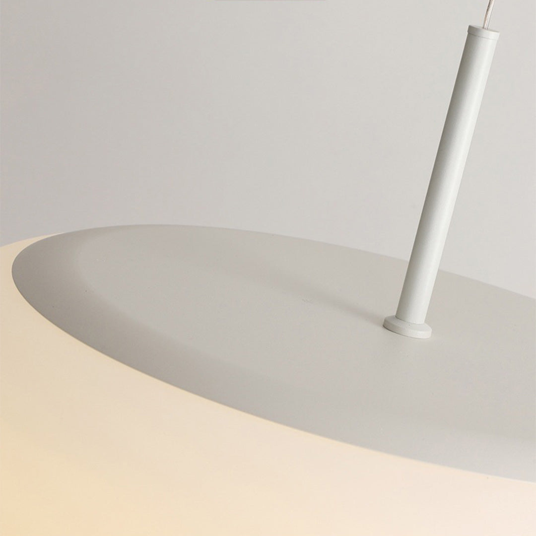 Contemporary led pendant lights enhancing elegant bedroom with sophisticated lighting solution