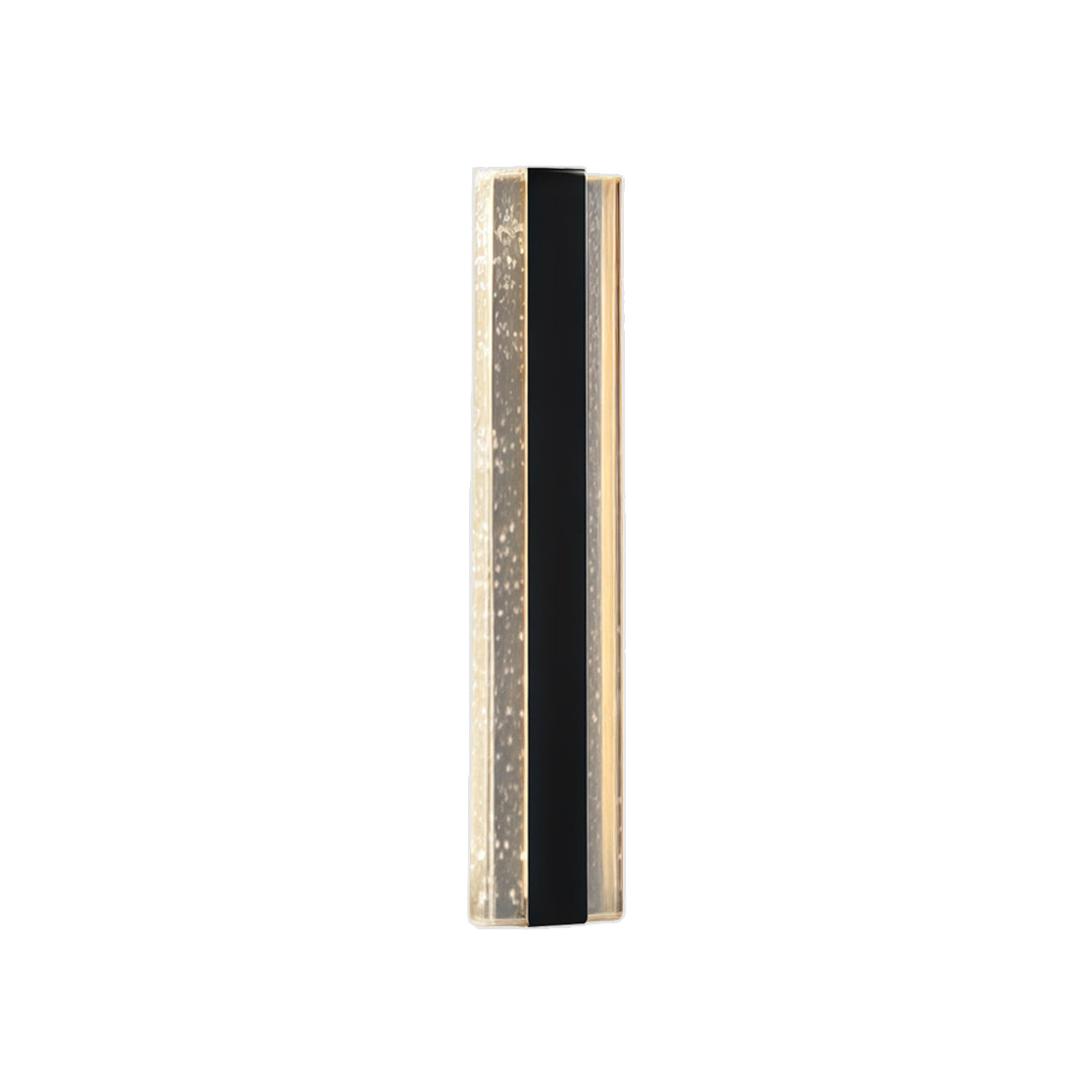 Contemporary outdoor wall lighting modern linear sconce featuring elongated black cylinder with LED strip