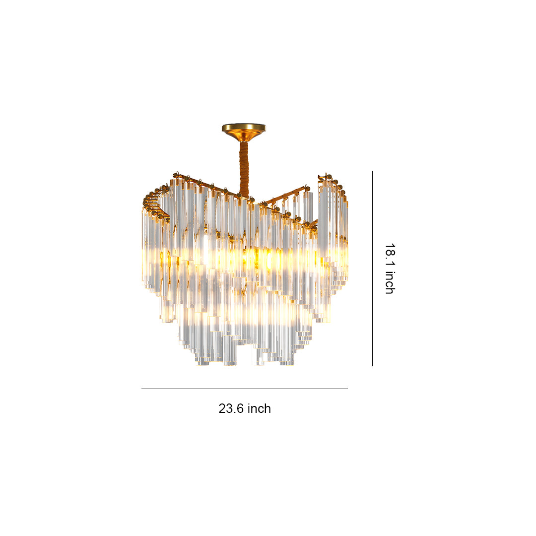 Contemporary wall sconce lighting specification diagram with dimensions and size details