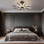 Creative Ceiling Fan Light Modern LED Starburst Light