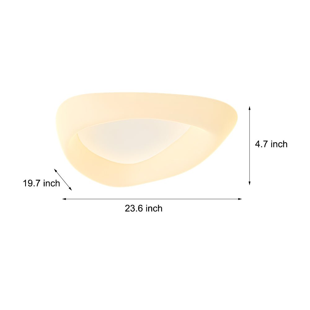 Creative Cobblestone LED Three Step Dimming Modern Ceiling Lights Fixture