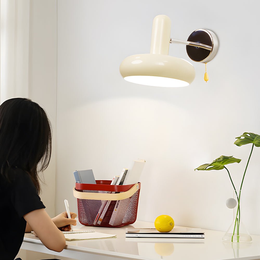 Creative Glass Swing Arm 3 Step Dimming Dimmable with Remote Wall Lamp