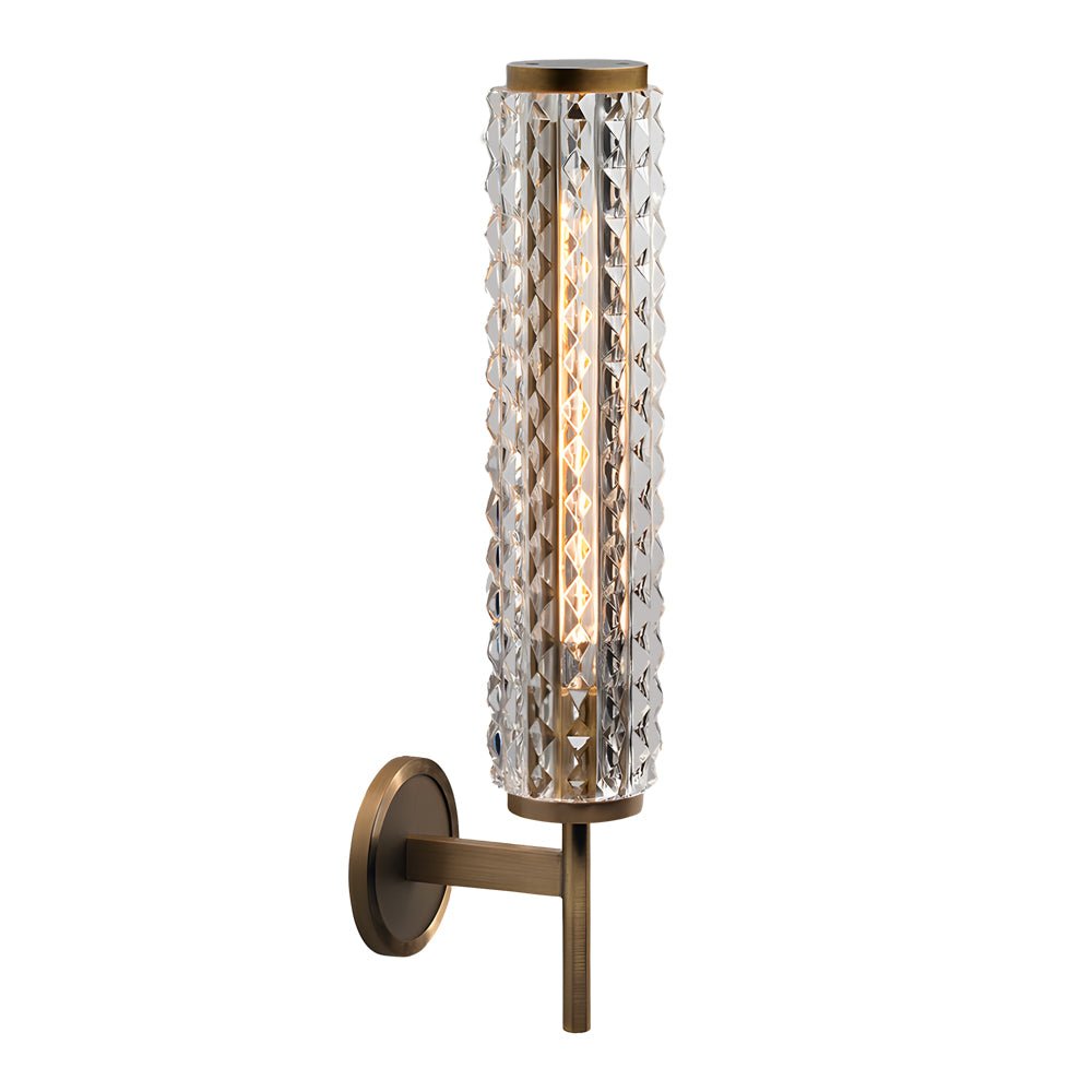 Creative Luxury Glass Copper American - Style Bedroom Wall Lights Indoor