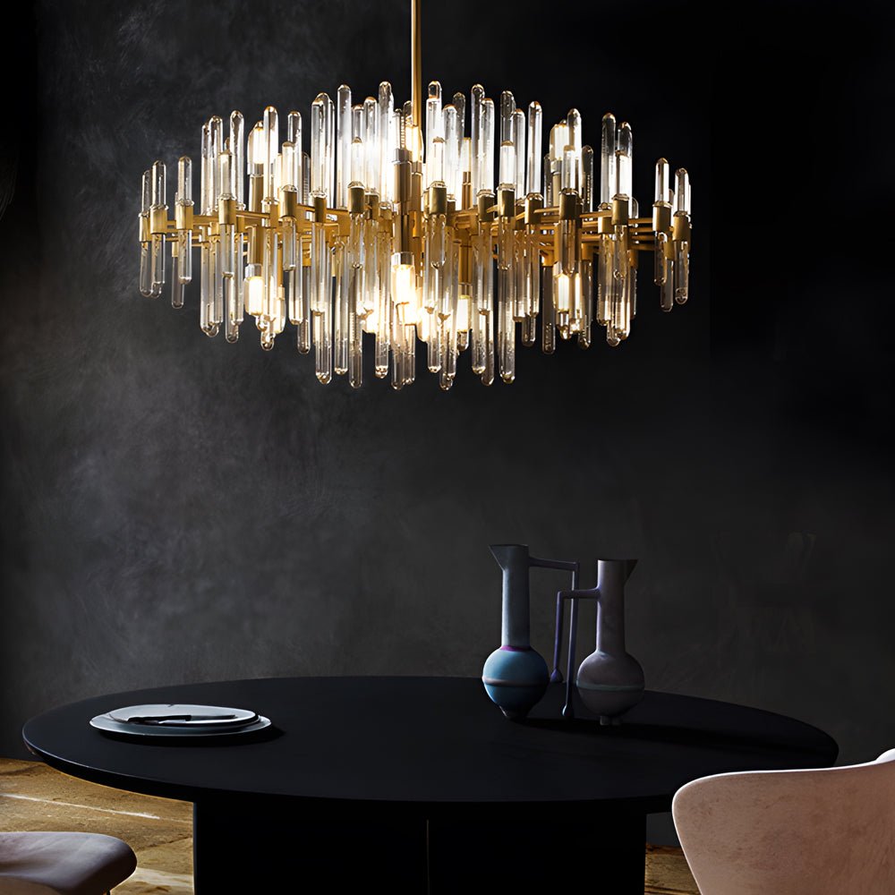 Creative Personalized Glass Tubes Copper Post - Modern Chandelier Light