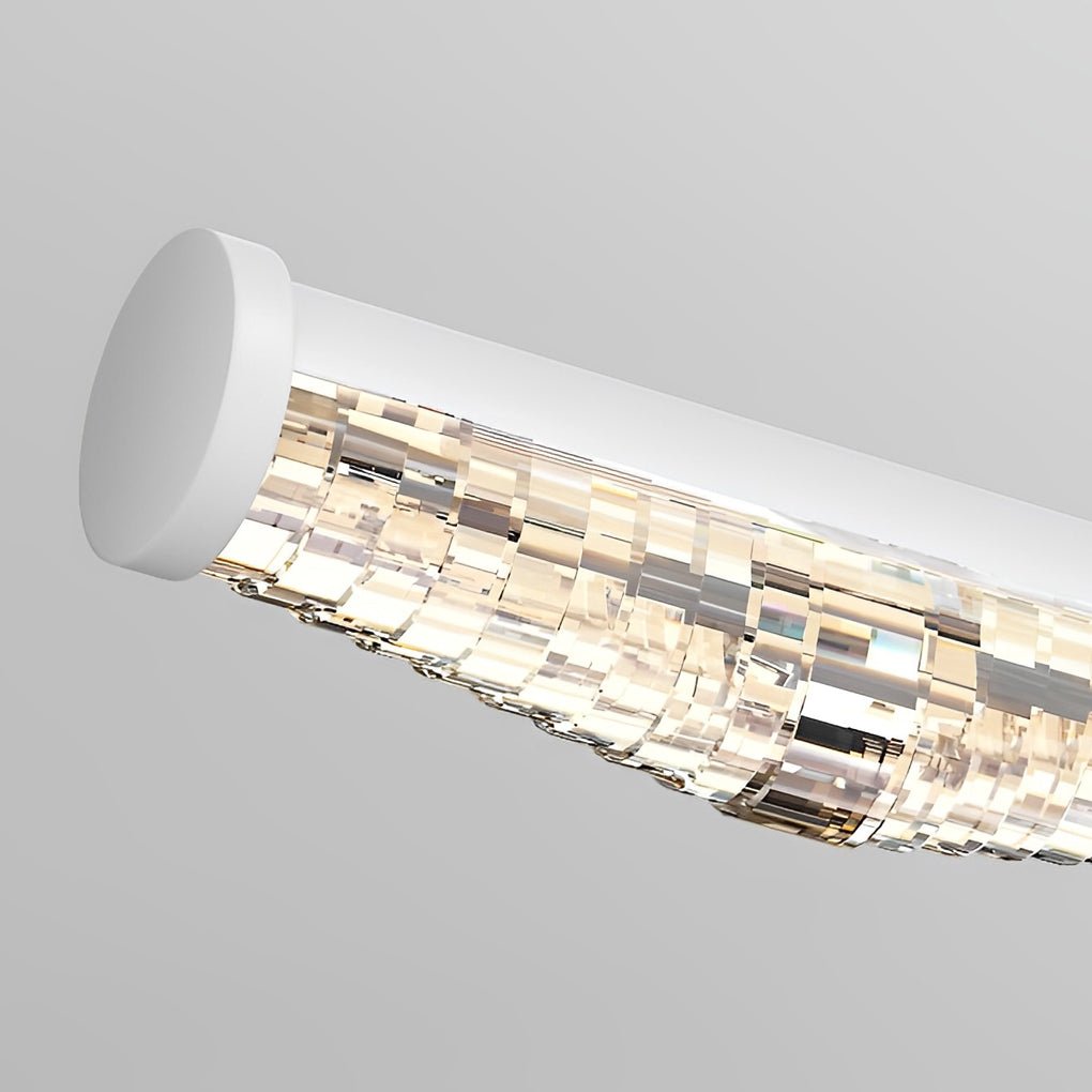 Crystal - Like Bathroom Vanity Light with Multi - Faceted Prismatic Acrylic Shade