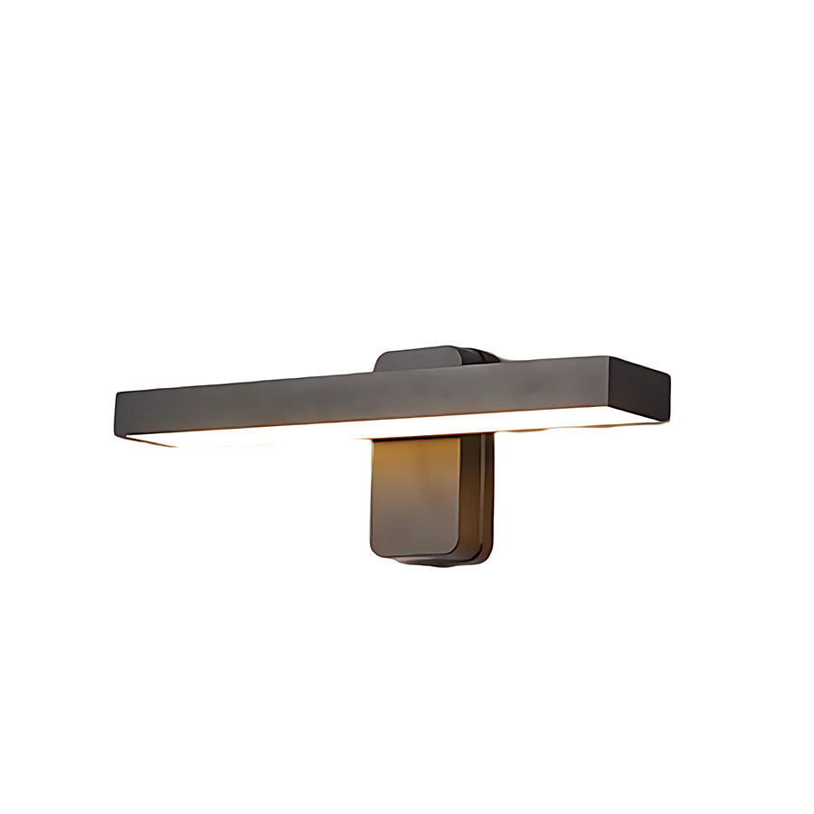 Curved wall sconce with contemporary design offering elegant accent lighting solution