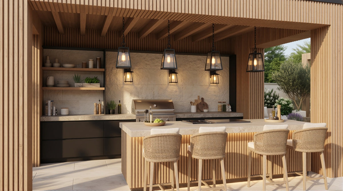 Outdoor Kitchen at First Light