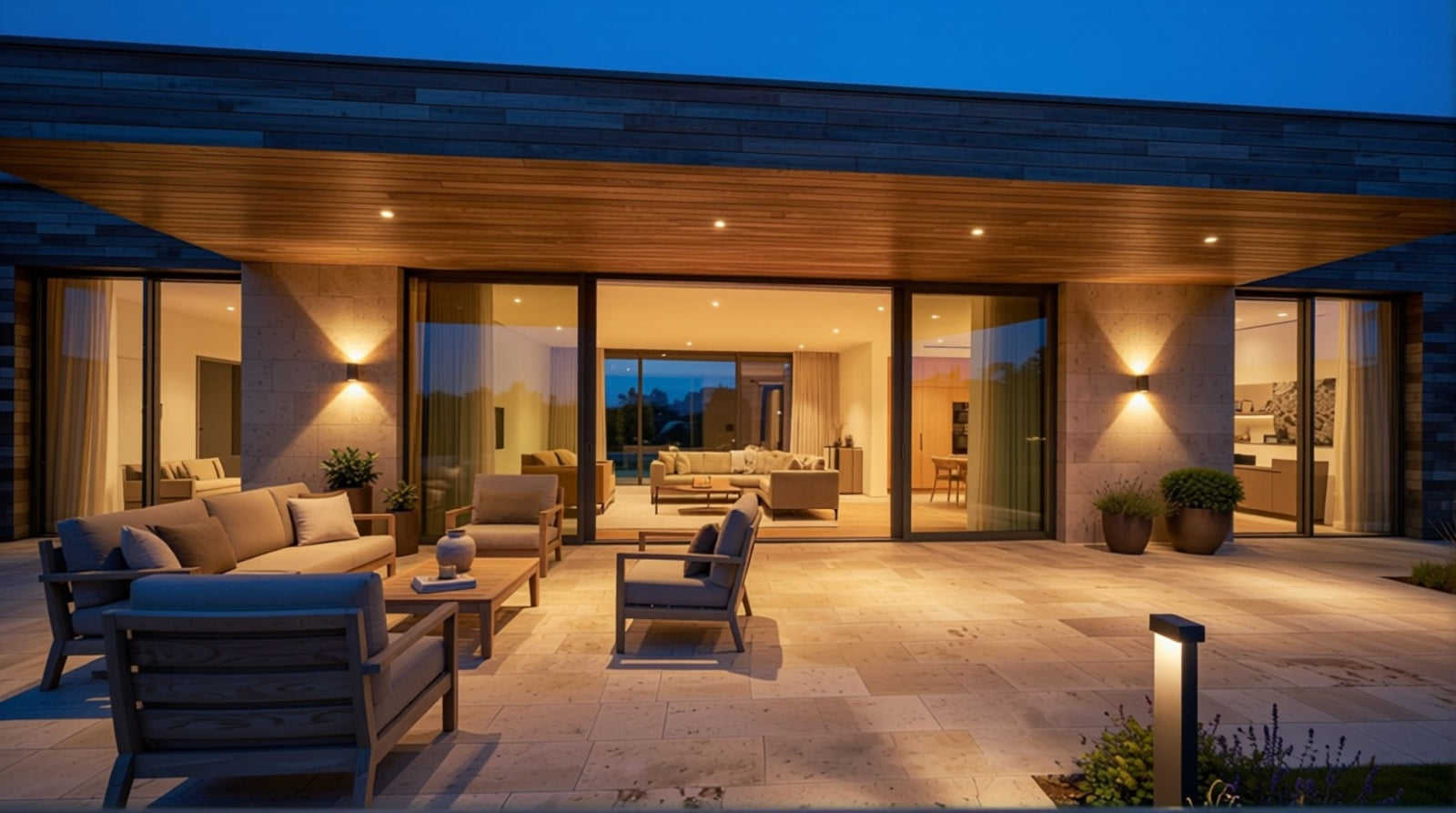 Covered Outdoor Lounge