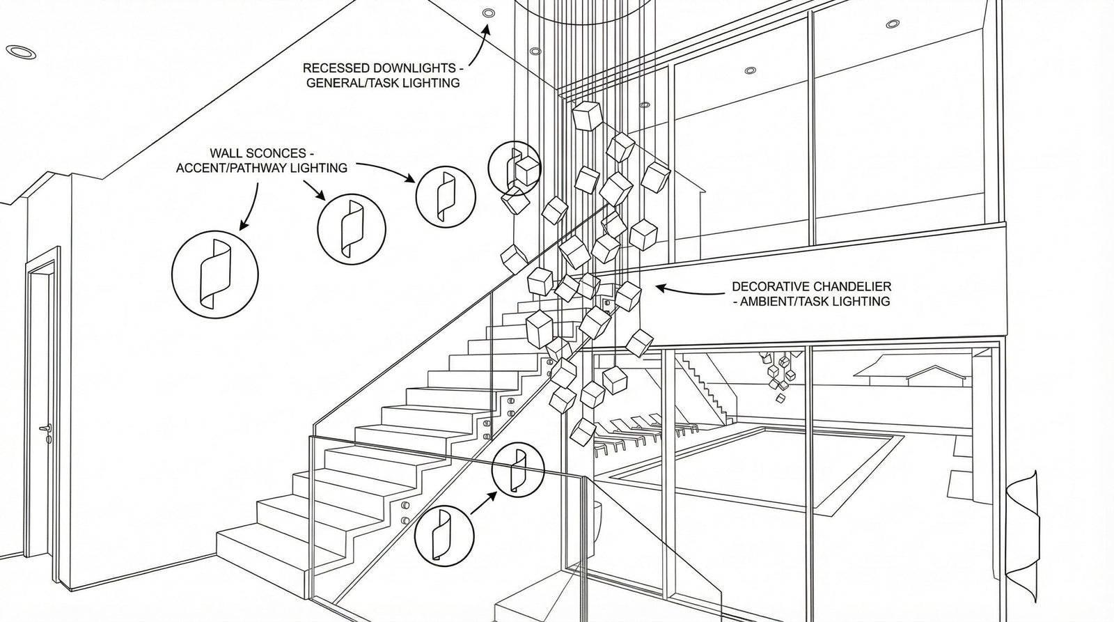 Double-Height Stair Hall