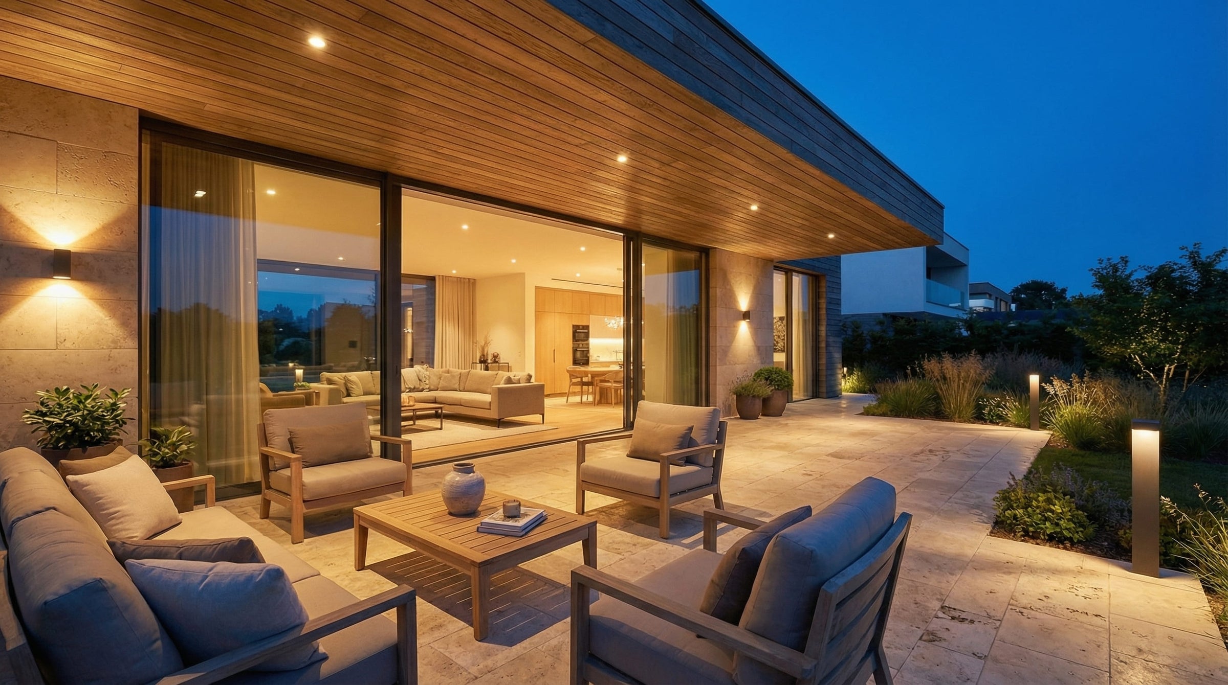Covered Outdoor Lounge