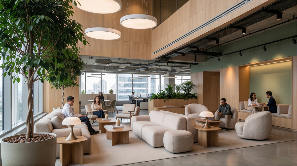Double-Height Lounge Anchor
