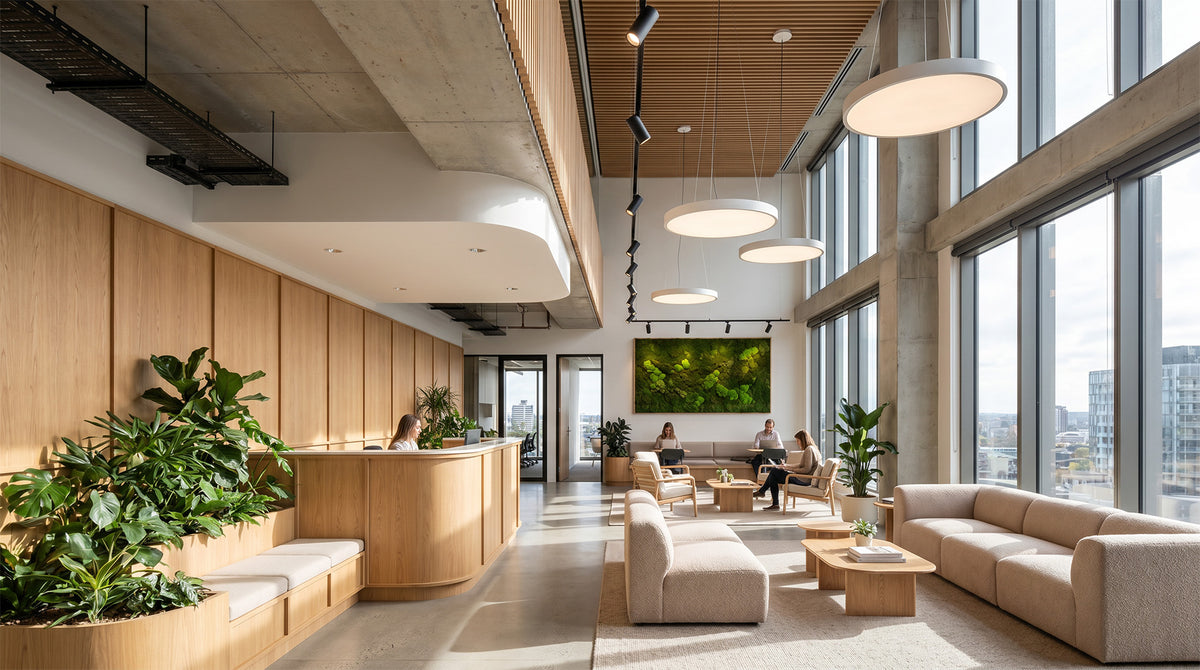 Reception and City-Facing Lounge