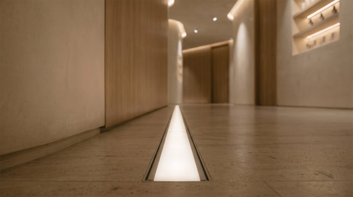 Mini Recessed Invisible LED Strip Lights Under Cabinet Lighting Linear Lights