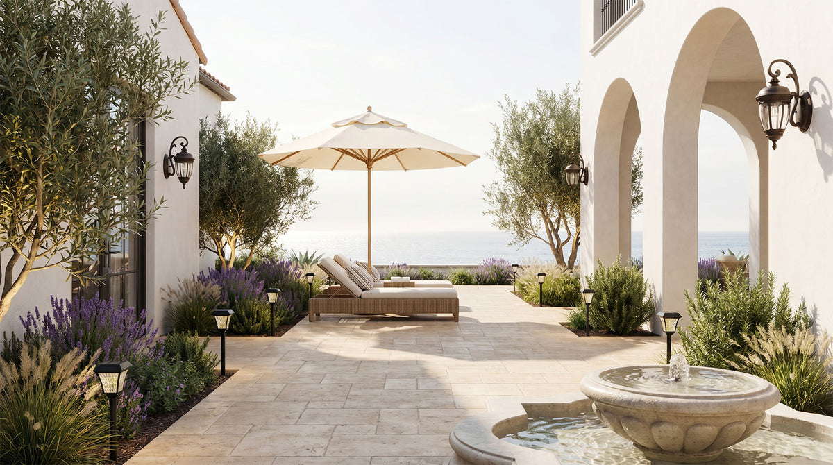 Garden Walk and Fountain Court
