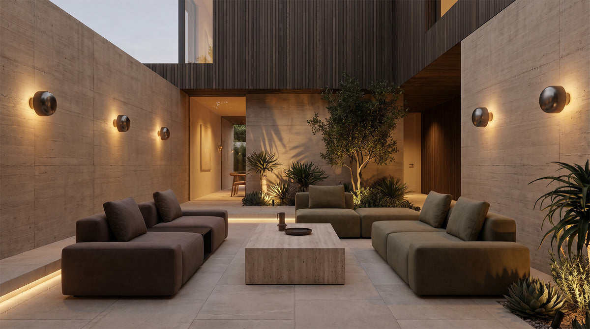 Concrete Courtyard Lounge