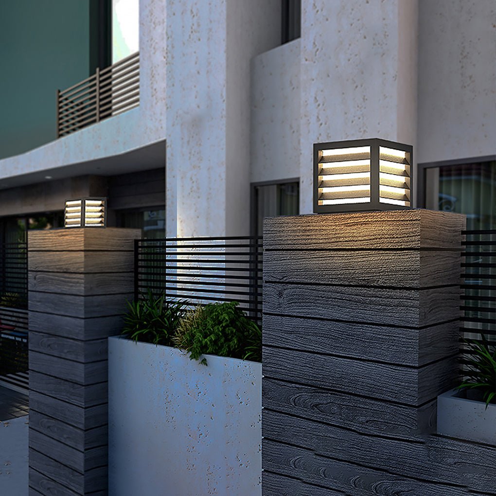 Bring modern elegance to your exterior with home pillar light outdoor waterproof LED decorative light for any outdoor area.