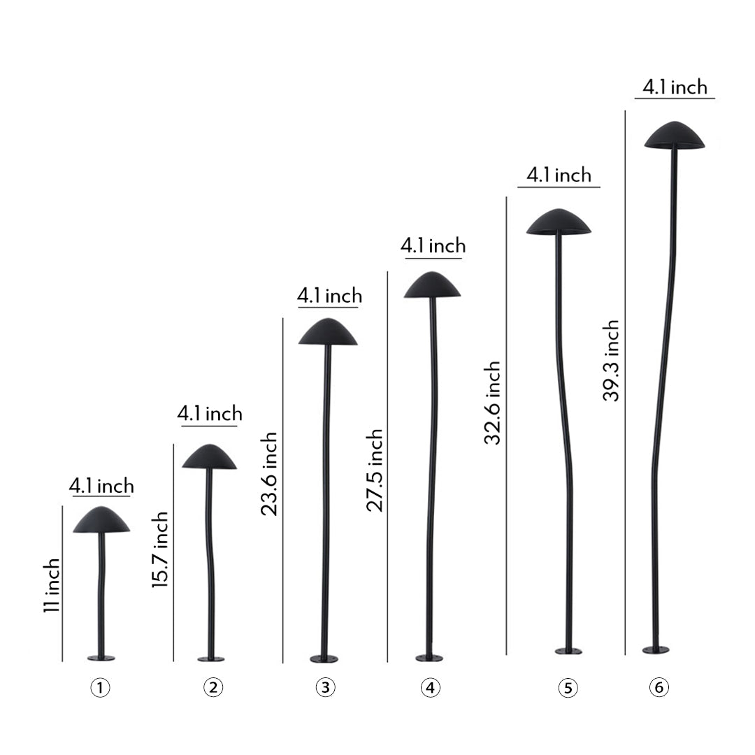 This LED mushroom landscape light blends simplicity with modern metal design, delivering bright, energy-saving outdoor lighting ideal for gardens, yards, and pathways.