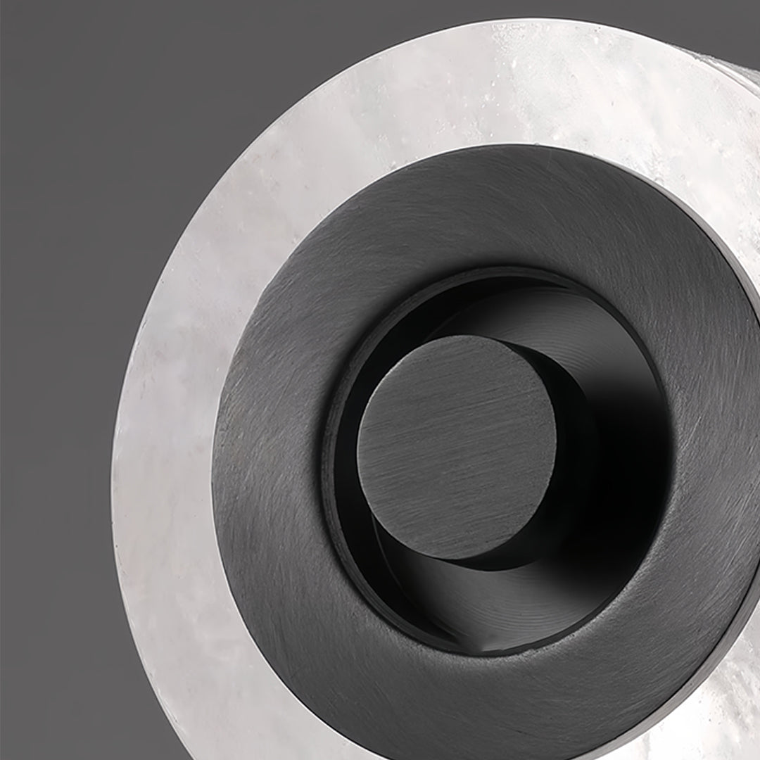 Detailed view of crystal light pendants highlighting the crystal texture and cylindrical shape.